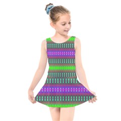 Alienate Me Kids  Skater Dress Swimsuit by Thespacecampers