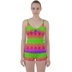 Angelic Pride Tie Front Two Piece Tankini by Thespacecampers