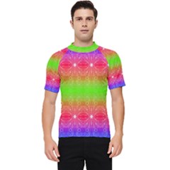 Angelic Pride Men s Short Sleeve Rash Guard by Thespacecampers