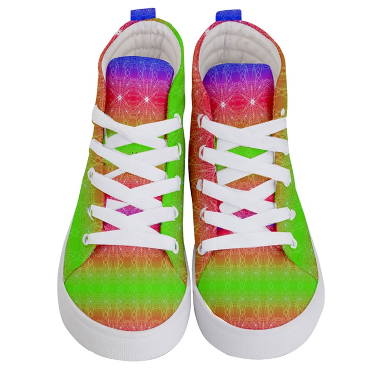 Angelic Pride Kids  Hi-Top Skate Sneakers