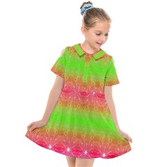 Angelic Pride Kids  Short Sleeve Shirt Dress by Thespacecampers