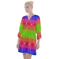 Angelic Pride Open Neck Shift Dress by Thespacecampers