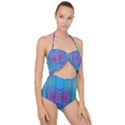 Beam Me Up Scallop Top Cut Out Swimsuit View1