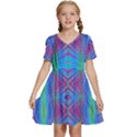 Beam Me Up Kids  Short Sleeve Tiered Mini Dress View1