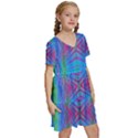 Beam Me Up Kids  Short Sleeve Tiered Mini Dress View3