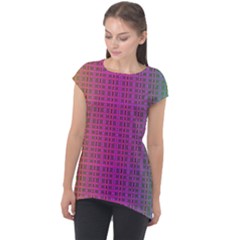 Bismuth Flow Cap Sleeve High Low Top by Thespacecampers