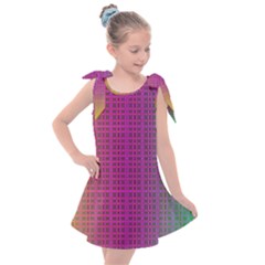 Bismuth Flow Kids  Tie Up Tunic Dress