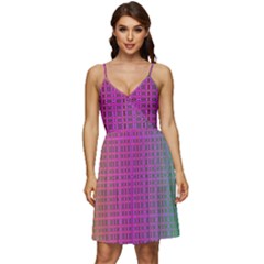 Bismuth Flow V-neck Pocket Summer Dress 