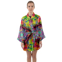 Blast Off Long Sleeve Satin Kimono by Thespacecampers