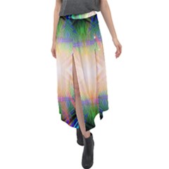 Blastamine Velour Split Maxi Skirt by Thespacecampers