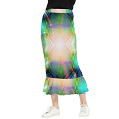 Blastamine Maxi Fishtail Chiffon Skirt by Thespacecampers