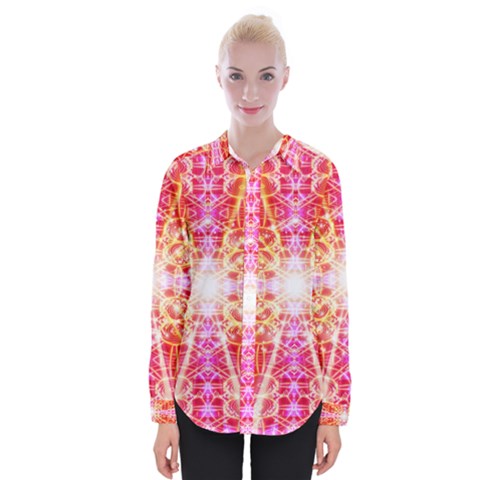 Bursting Energy Womens Long Sleeve Shirt by Thespacecampers