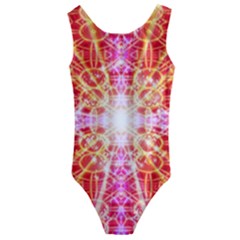 Bursting Energy Kids  Cut-out Back One Piece Swimsuit by Thespacecampers