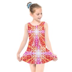 Bursting Energy Kids  Skater Dress Swimsuit by Thespacecampers