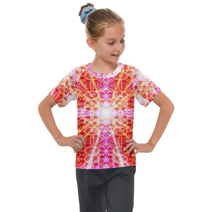 Bursting Energy Kids  Mesh Piece Tee