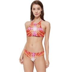 Bursting Energy Banded Triangle Bikini Set