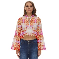 Bursting Energy Boho Long Bell Sleeve Top