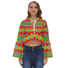 Cerebral Candy Boho Long Bell Sleeve Top