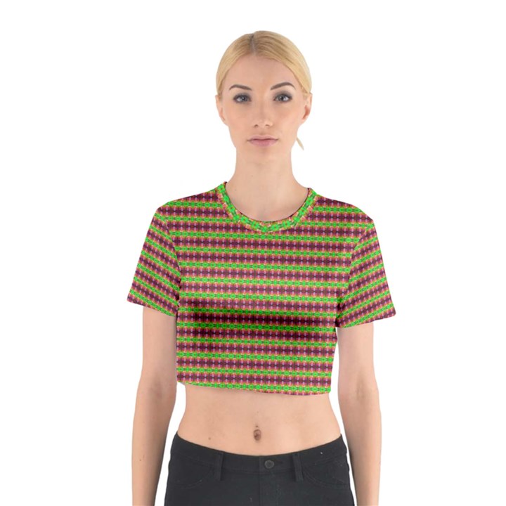 Claus And Effect Cotton Crop Top