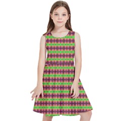 Claus And Effect Kids  Skater Dress by Thespacecampers