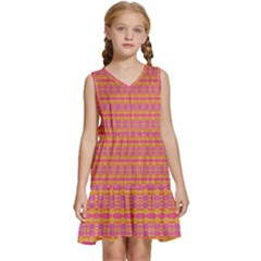 Creamsicle Experience Kids  Sleeveless Tiered Mini Dress