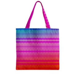 Daydreams Zipper Grocery Tote Bag by Thespacecampers