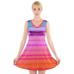 Daydreams V-neck Sleeveless Dress by Thespacecampers