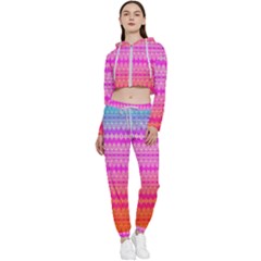 Daydreams Cropped Zip Up Lounge Set by Thespacecampers