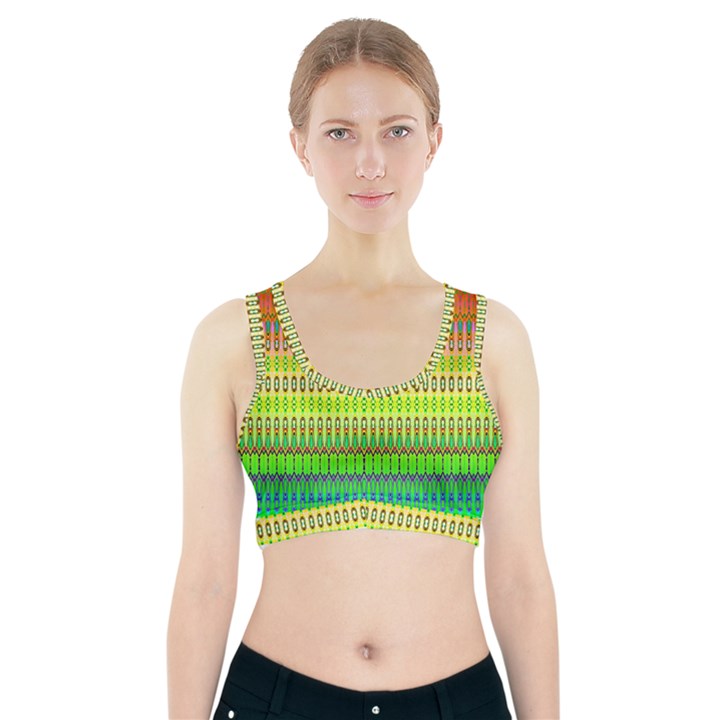 Disco Jesus Sports Bra With Pocket