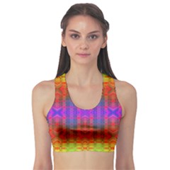 Electric Sunset Sports Bra by Thespacecampers