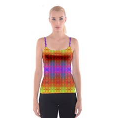 Electric Sunset Spaghetti Strap Top by Thespacecampers