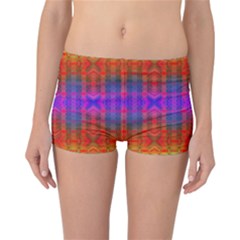 Electric Sunset Reversible Boyleg Bikini Bottoms by Thespacecampers