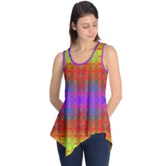 Electric Sunset Sleeveless Tunic by Thespacecampers