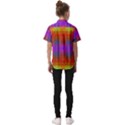 Electric Sunset Kids  Short Sleeve Shirt View2