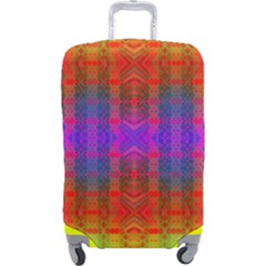 Electric Sunset Luggage Cover (large)