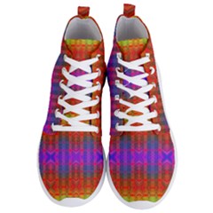 Electric Sunset Men s Lightweight High Top Sneakers by Thespacecampers