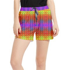 Electric Sunset Women s Runner Shorts by Thespacecampers