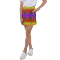 Electric Sunset Kids  Tennis Skirt by Thespacecampers