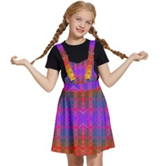 Electric Sunset Kids  Apron Dress by Thespacecampers