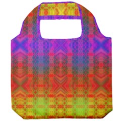 Electric Sunset Foldable Grocery Recycle Bag