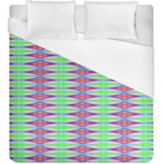 Electro Stripe Duvet Cover (king Size) by Thespacecampers