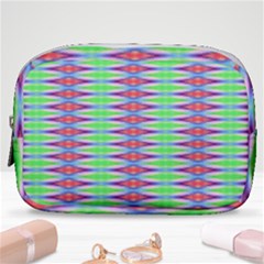 Electro Stripe Make Up Pouch (small) by Thespacecampers