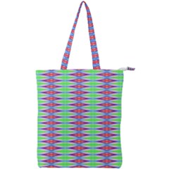 Electro Stripe Double Zip Up Tote Bag by Thespacecampers