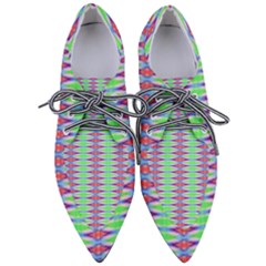 Electro Stripe Pointed Oxford Shoes by Thespacecampers