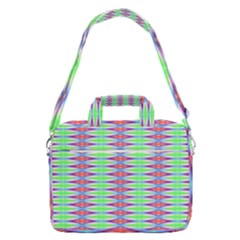 Electro Stripe Macbook Pro Shoulder Laptop Bag (large) by Thespacecampers