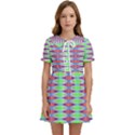 Electro Stripe Kids  Sweet Collar Dress View1