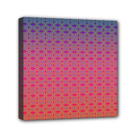 Energetic Flow Mini Canvas 6  X 6  (stretched) by Thespacecampers