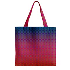 Energetic Flow Zipper Grocery Tote Bag by Thespacecampers