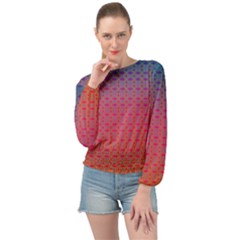 Energetic Flow Banded Bottom Chiffon Top by Thespacecampers