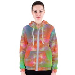 Faded Consciousness Women s Zipper Hoodie by Thespacecampers